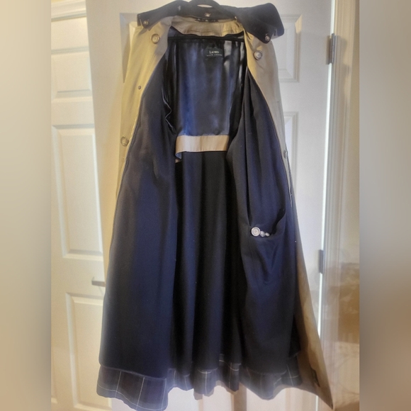 Ralph Lauren Trench Coat Men's 46 Long Removable Wool Lining Belted - Picture 9 of 15